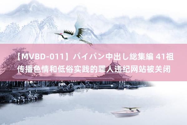 【MVBD-011】パイパン中出し総集編 41祖传播色情和低俗实践的罪人违纪网站被关闭